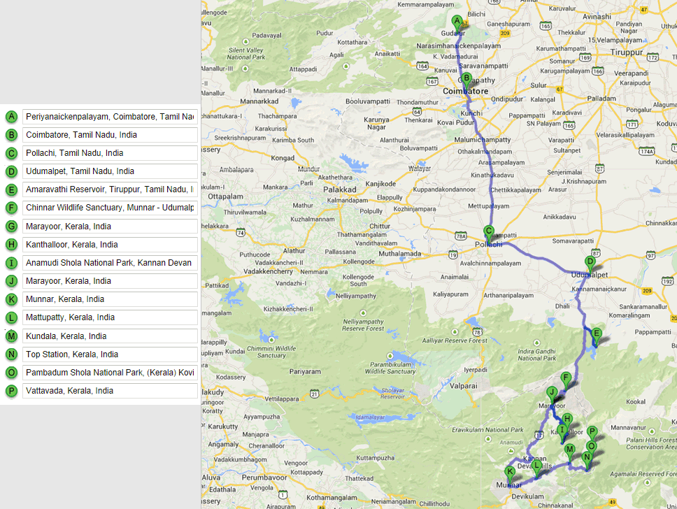 Wilderness Ride - Day 2 Map